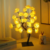 LED Rose Flower Tree Light with Detachable Base and USB Switch Decorative Night Light for Home Décor