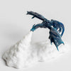 Blue Ice Dragon 3D Printed LED Dragon Flame Night Light Unique Decorative Lamp for Desk Bedroom Gift