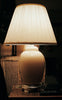 table lamp turned on