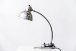 a lamp that is on top of a table