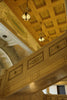 A view of the ceiling of a building