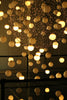 Modern spherical light fixture with many small bulbs