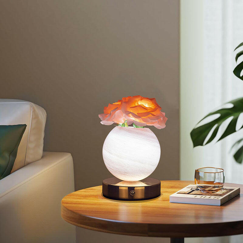 The Dreamy Appeal of Night Lights: Transform Your Space with the Pink Dreamy Rose Planet Lamp.