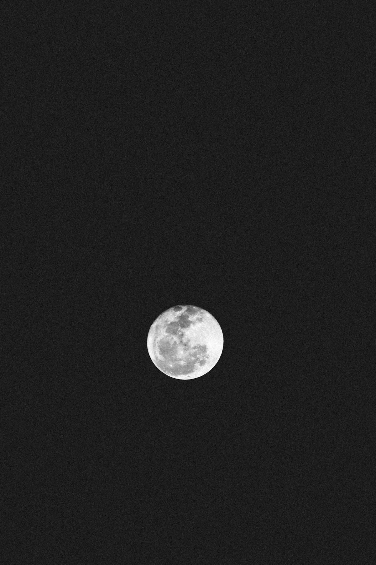 full moon during nighttime
