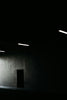 white fluorescent light turned on in room