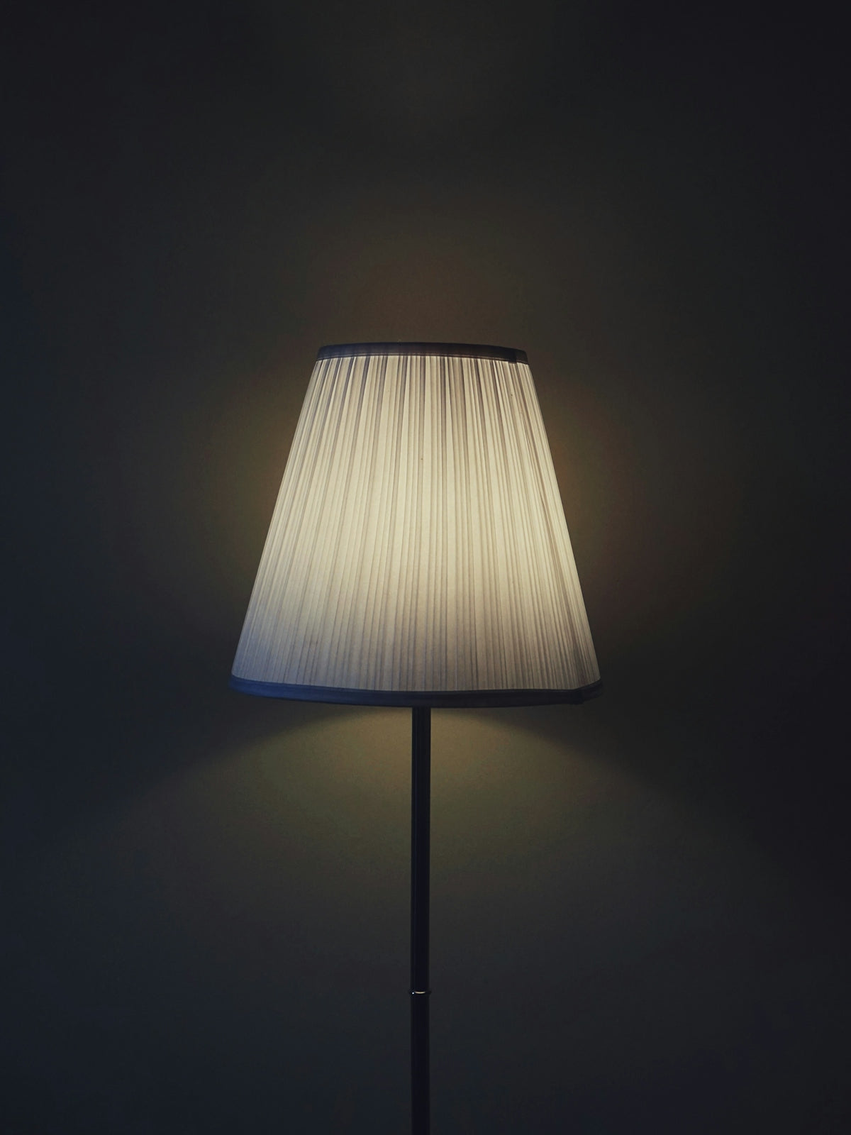a lamp on a pole