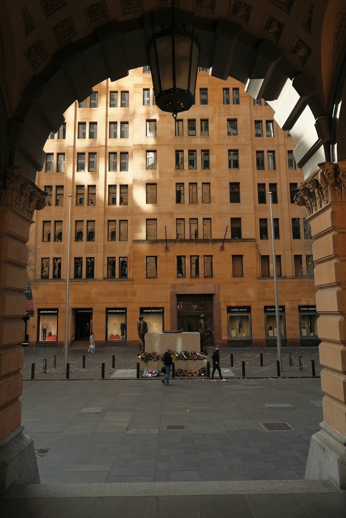 A large building with a clock on the front of it