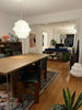 Dining area and living room interior