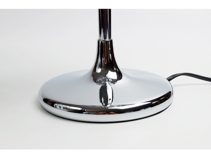 Paris Crystal Table Lamp White Black Elegant Modern Decor.