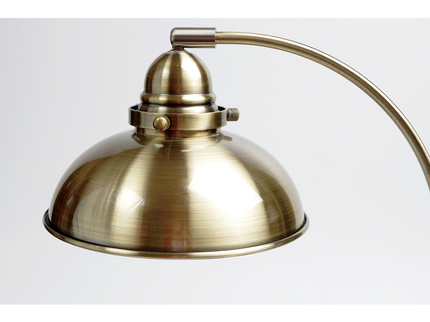 Manor Metal Table Lamp Weathered Brass Antique Copper or Chrome.