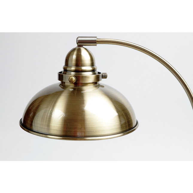 Manor Metal Table Lamp Weathered Brass Antique Copper or Chrome.