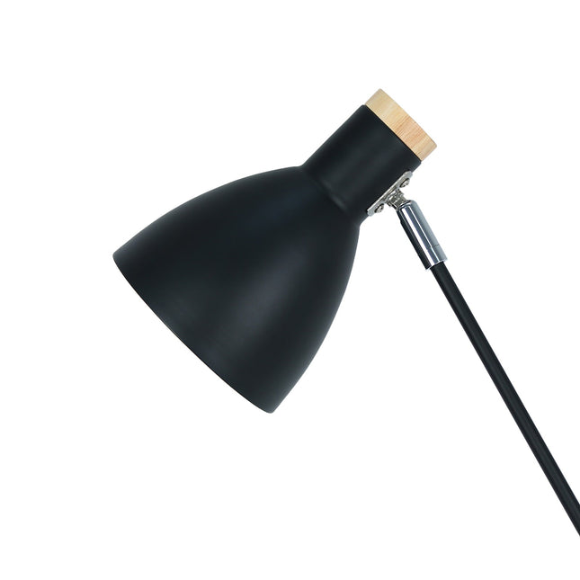 Scandinavian Adjustable Floor Lamp White Black Minimalist Lighting.