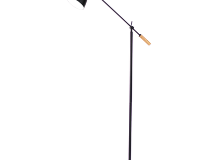 Scandinavian Adjustable Floor Lamp White Black Minimalist Lighting.