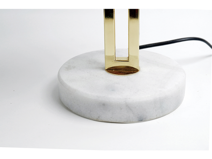 Margleus Table Lamp with Marble Base for Elegant Home Decor.