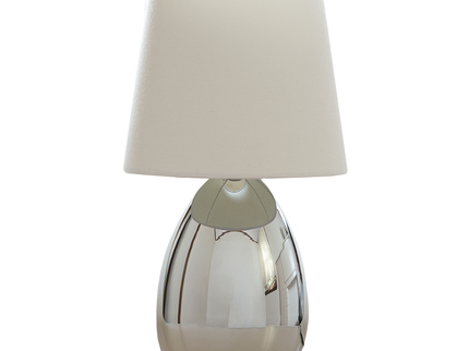 Libby Touch Table Lamp Chrome Copper Modern Bedside Light.
