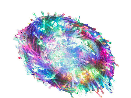 300 LED fairy string lights in vibrant colors for festive home decoration and outdoor use