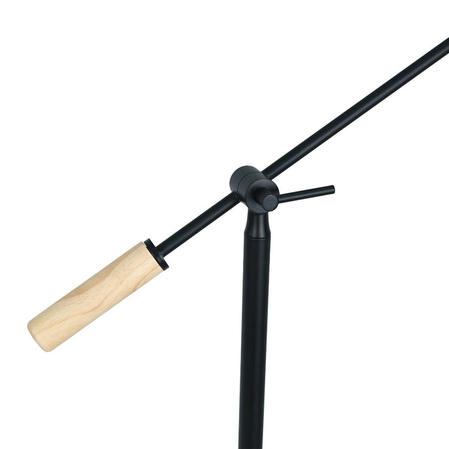 Scandinavian Adjustable Floor Lamp White Black Minimalist Lighting.
