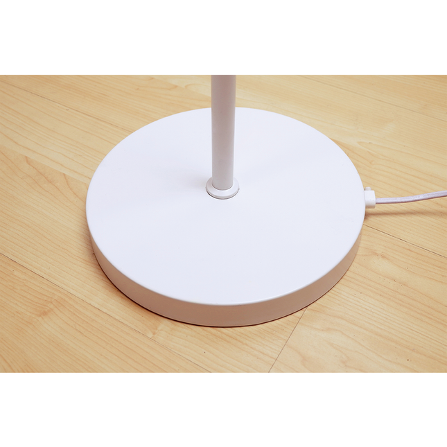 Scandinavian Adjustable Floor Lamp White Black Minimalist Lighting.
