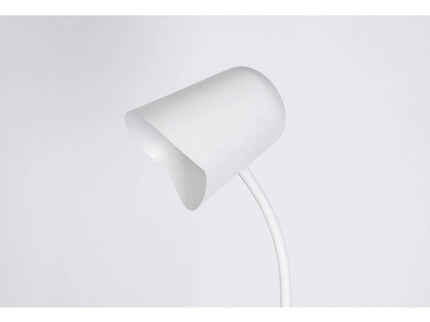 Peggy Adjustable Floor Lamp White Black Modern Reading Light.