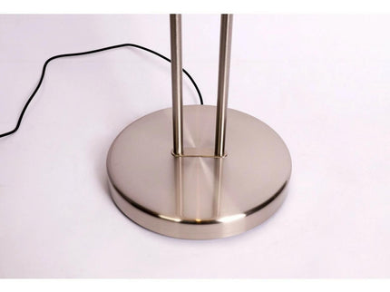Reed LED Mother & Child Floor Lamp Black Antique Brass Satin Chrome.