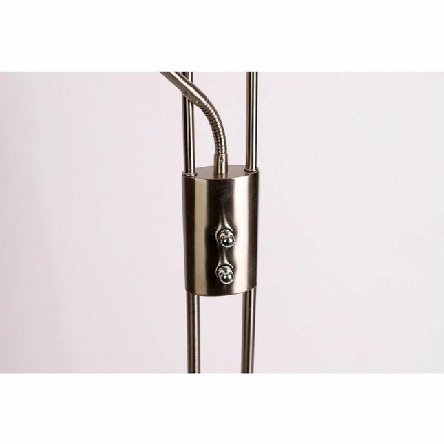 Reed LED Mother & Child Floor Lamp Black Antique Brass Satin Chrome.