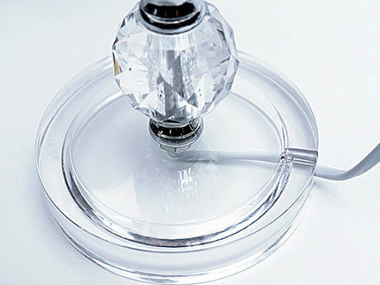 Suzie Acrylic Table Lamp Modern Crystal Decor Lighting.