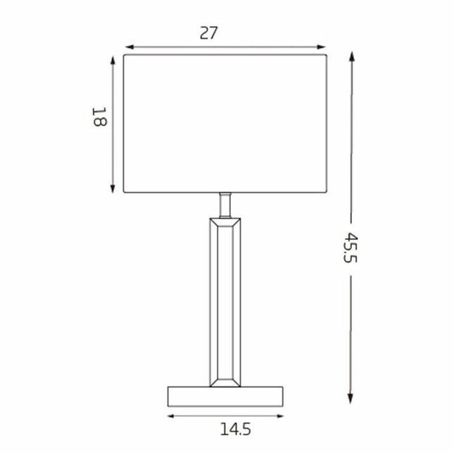 Margleus Table Lamp with Marble Base for Elegant Home Decor.