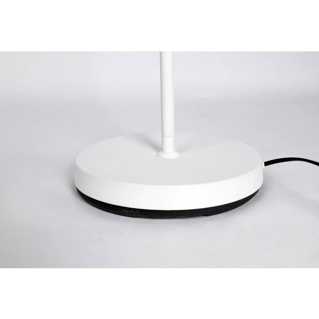 Peggy Adjustable Floor Lamp White Black Modern Reading Light.