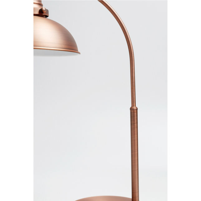 Manor Metal Table Lamp Weathered Brass Antique Copper or Chrome.