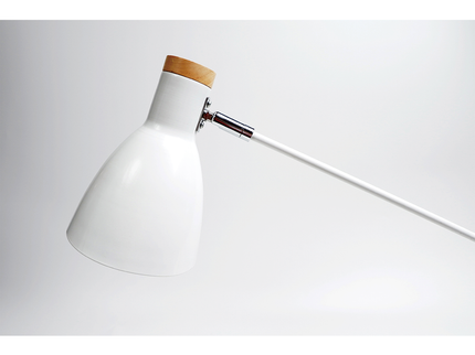 Scandinavian Adjustable Floor Lamp White Black Minimalist Lighting.