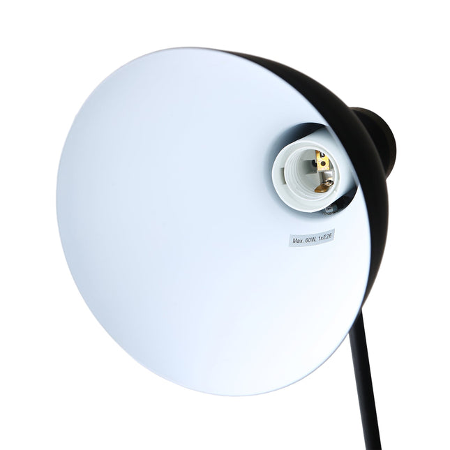 Scandinavian Adjustable Floor Lamp White Black Minimalist Lighting.