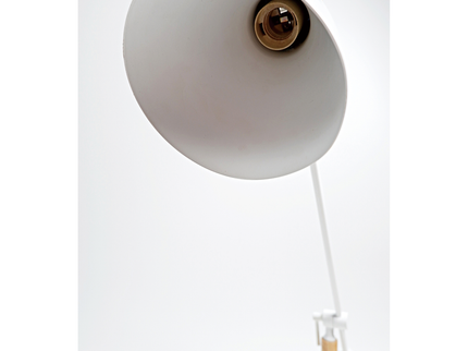 Scandinavian Adjustable Floor Lamp White Black Minimalist Lighting.