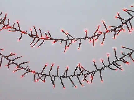 500 RED Led Connectable Cluster Light 6.5m