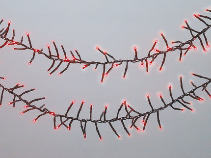 500 RED Led Connectable Cluster Light 6.5m