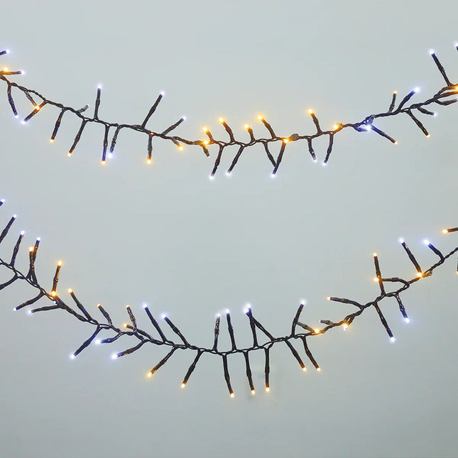 500 WHITE WARM WHITE LED Connectable Cluster Lights