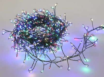 Multicolour 640 Micro LED Cluster Fairy Lights