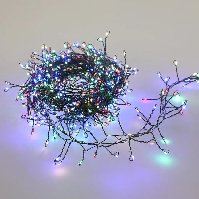 Multicolour 640 Micro LED Cluster Fairy Lights