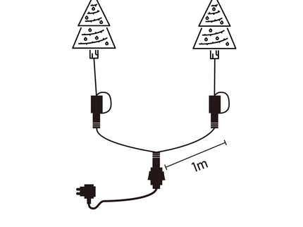 Christmas Y Cable Connector