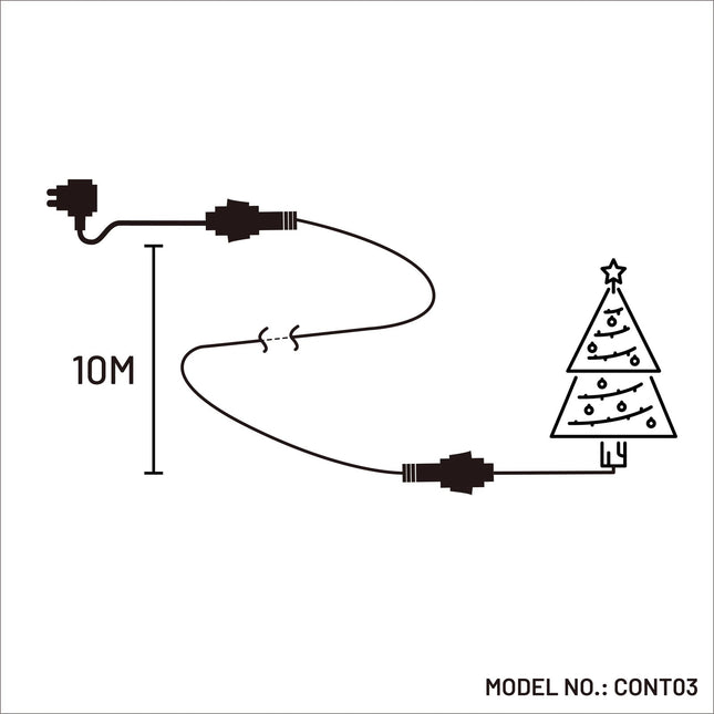 10M Extending Lead Cable Connector