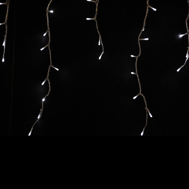 1008 Cool White Led Waterfall Icicle Light 25m