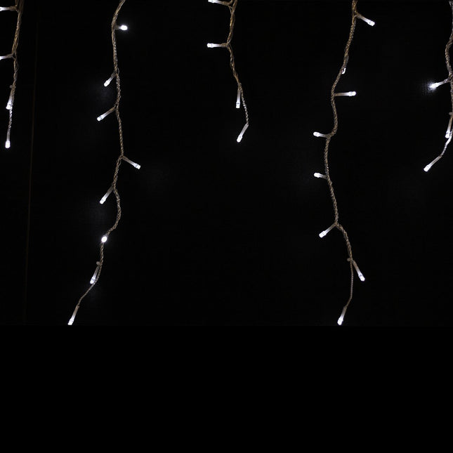 1008 Cool White Led Waterfall Icicle Light 25m