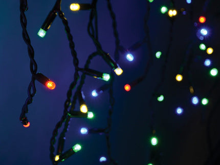 240 MULTICOLOUR Christmas Icicle Light 7m