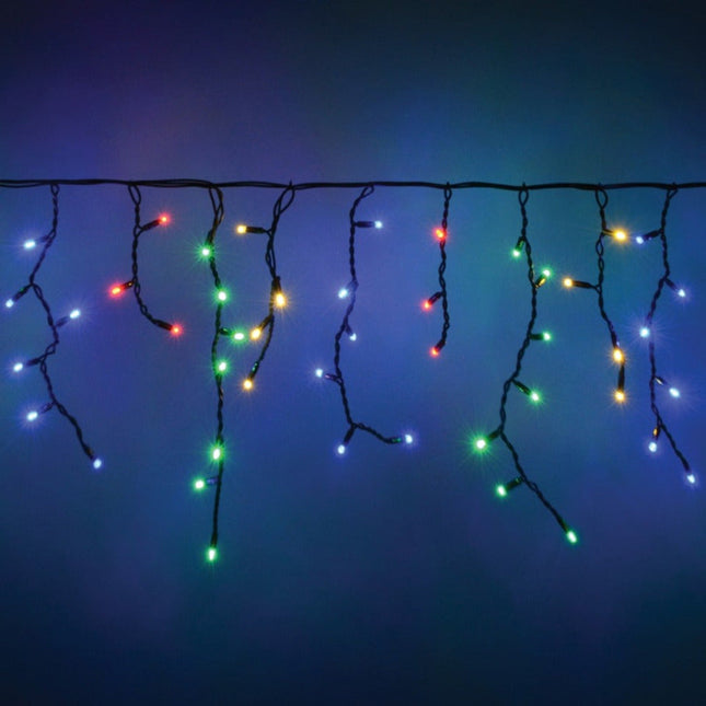 240 MULTICOLOUR Christmas Icicle Light 7m