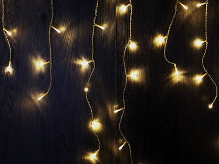 240 WARM WHITE Christmas Icicle Light 7m