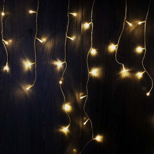 240 WARM WHITE Christmas Icicle Light 7m