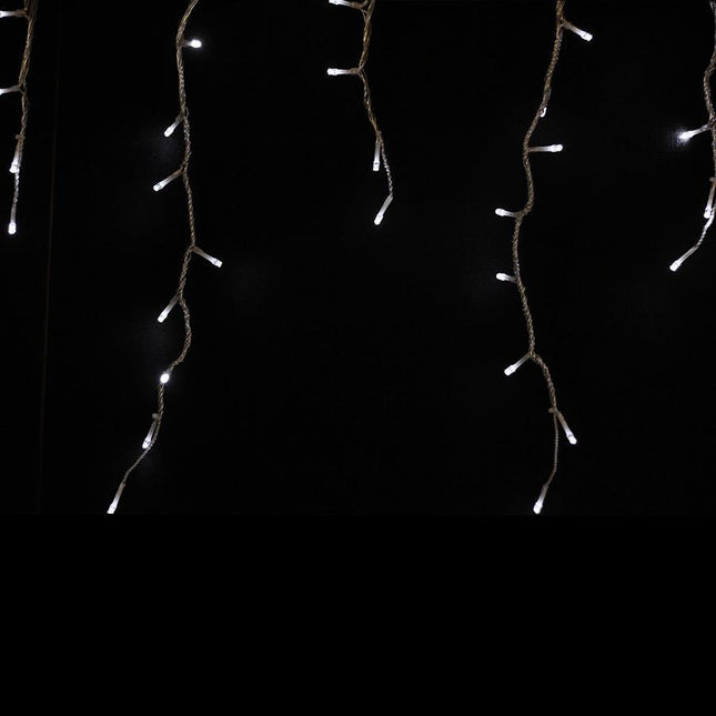 480 COOL WHITE Solar 14.25m Icicle Light