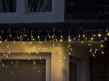 480 WARM WHITE Solar 14.25M Icicle Light