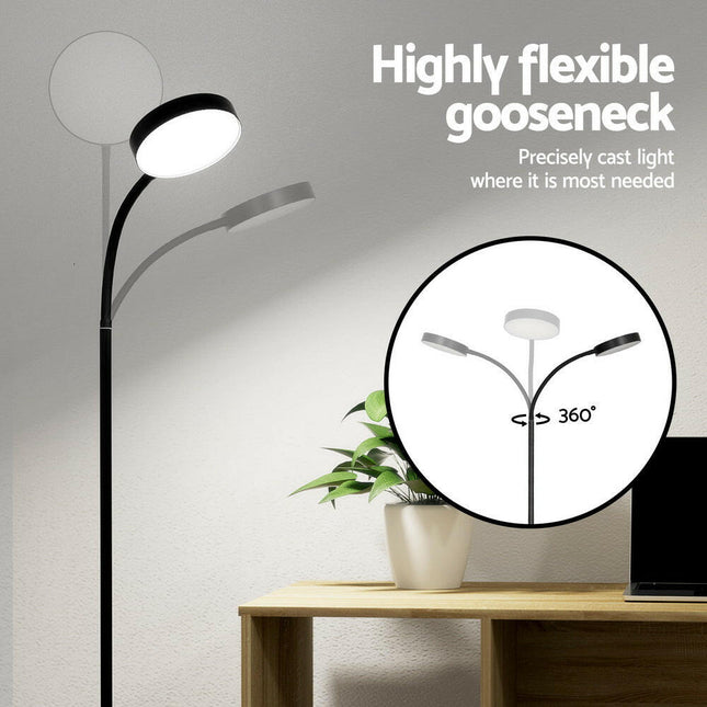 Artiss LED Floor Lamp Remote Adjustable Light Stand for Home Living Room Reading.