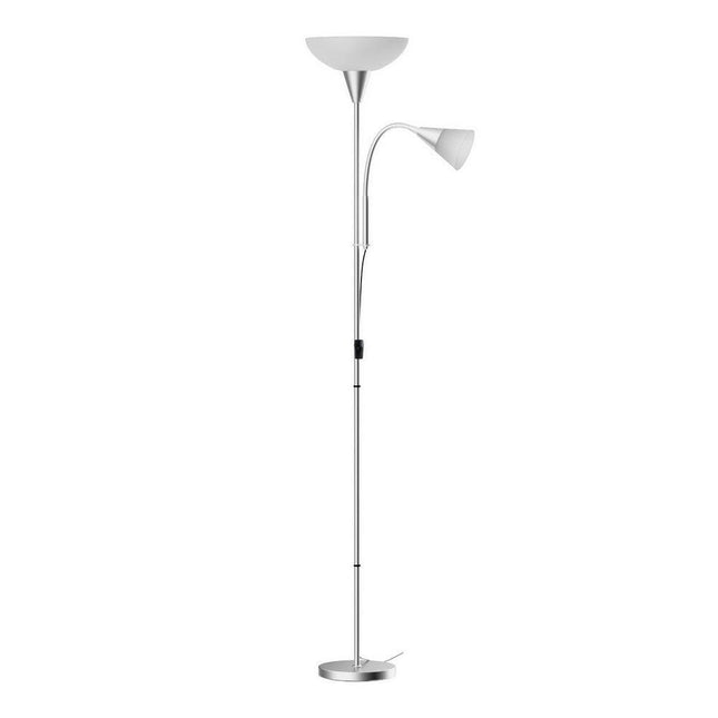 Artiss Floor Lamp Mother and Child Modern Home Living Room Office Reading Silver.