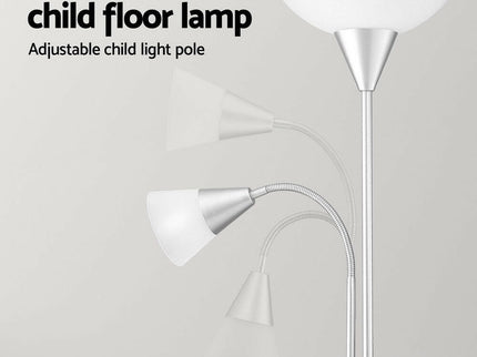 Artiss Floor Lamp Mother and Child Modern Home Living Room Office Reading Silver.